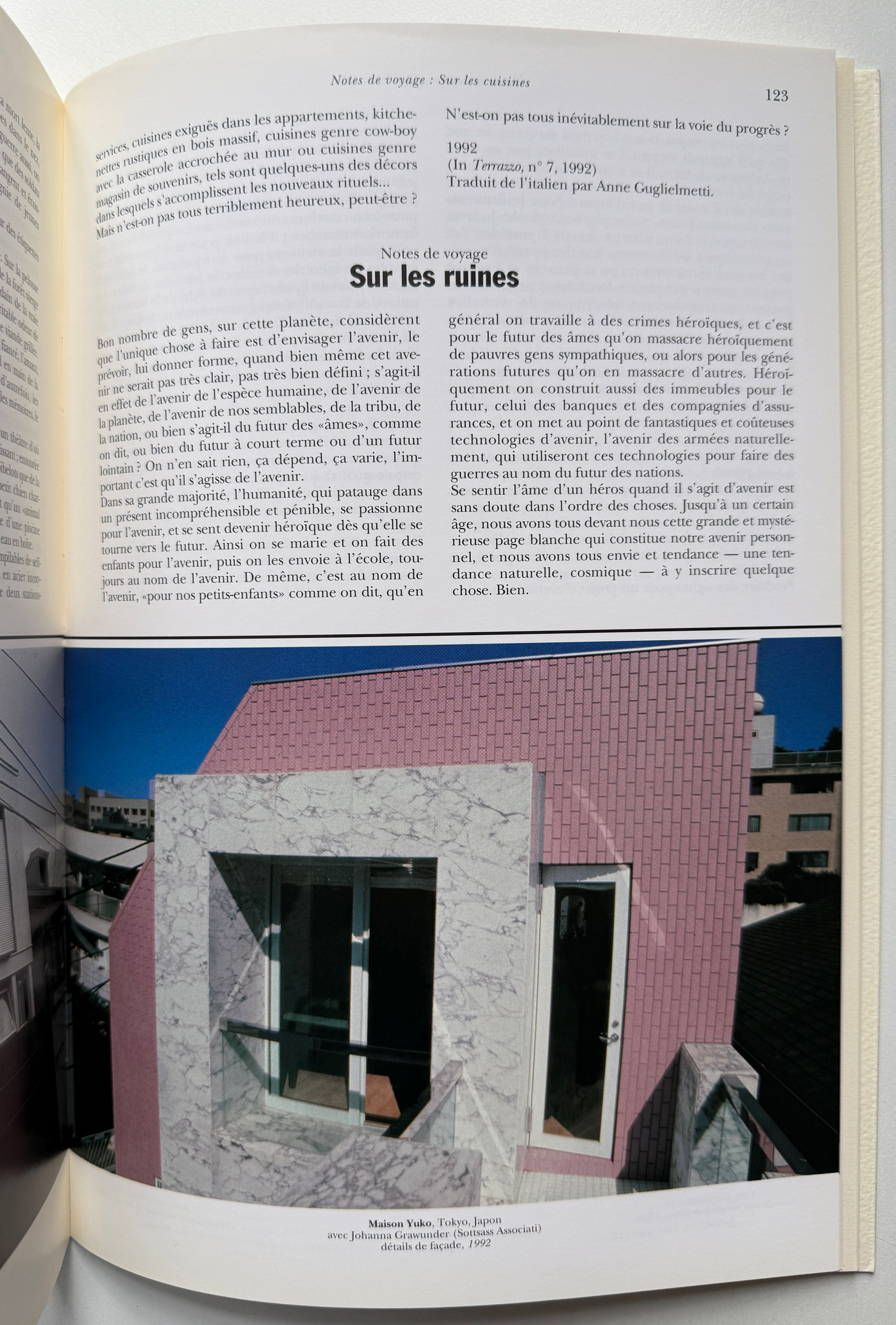 Sottsass Pompidou 1994