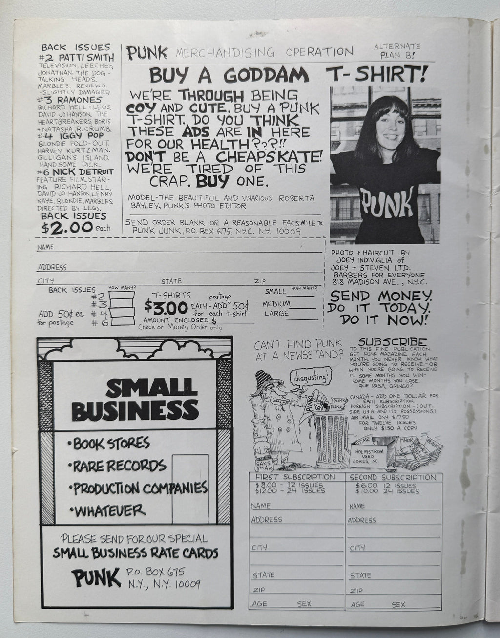 Punk no.7 1977 Patti Smith