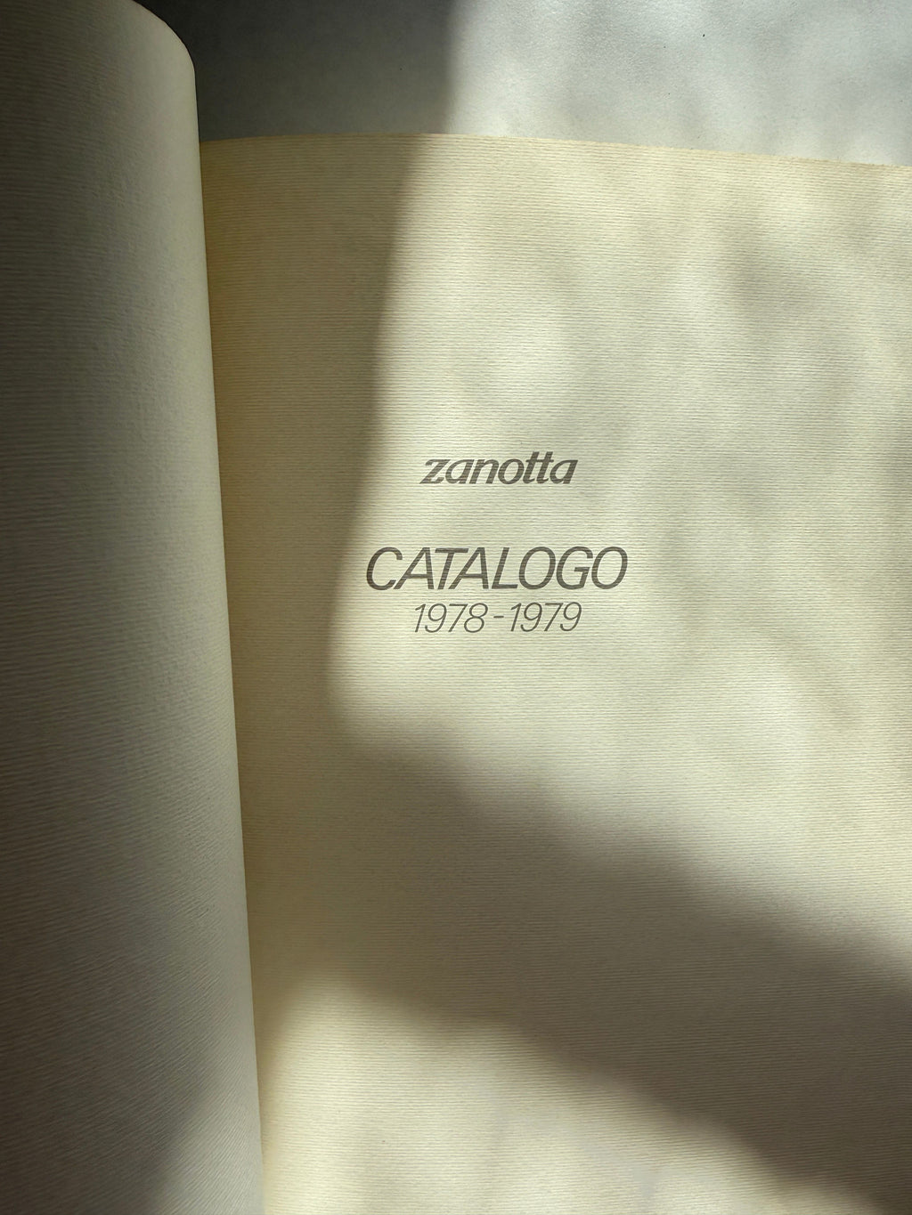 Zanotta Catalogo 1978 1979