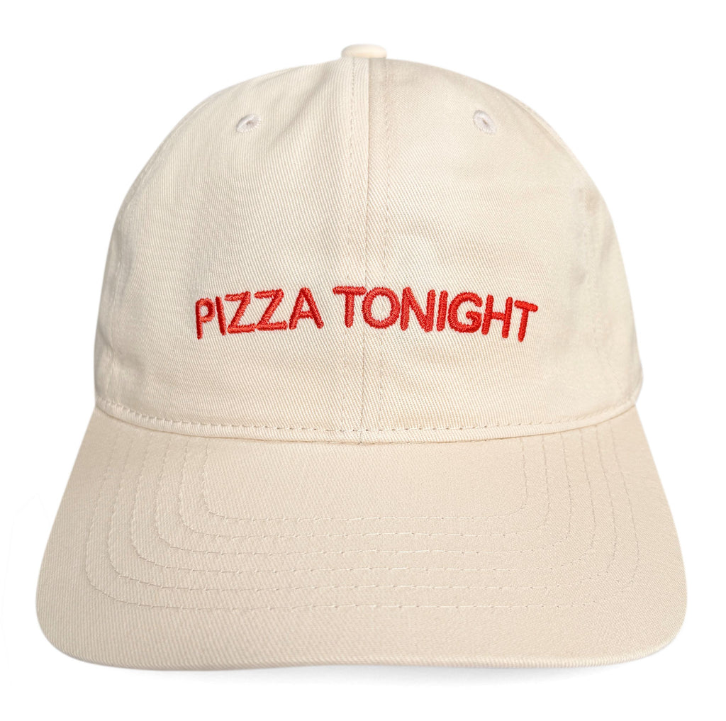PIZZA TONIGHT hat (Beige)
