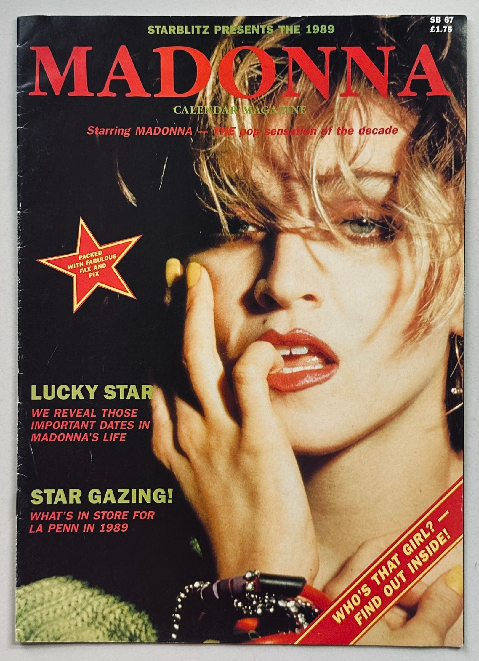 Madonna Calendar Magazine