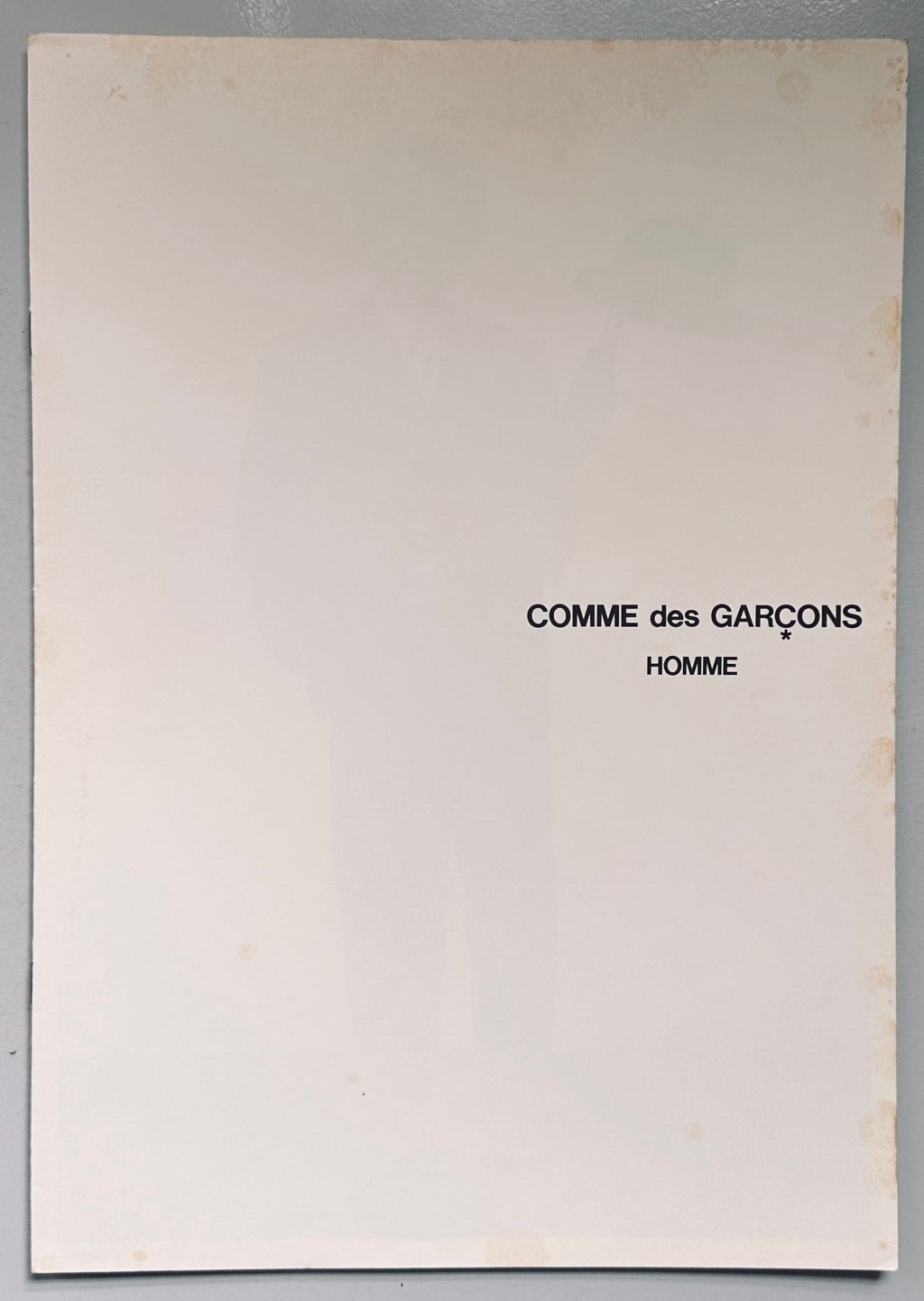 COMME des GARÇONS Homme 1985 No.21