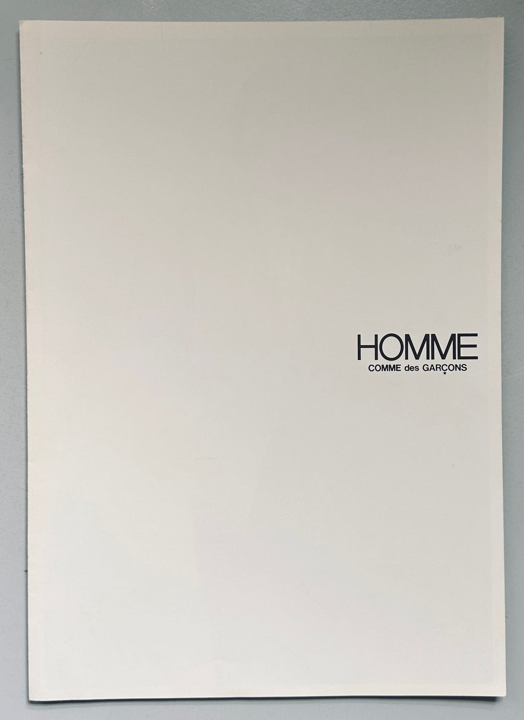 COMME des GARÇONS Homme 1982 No.13
