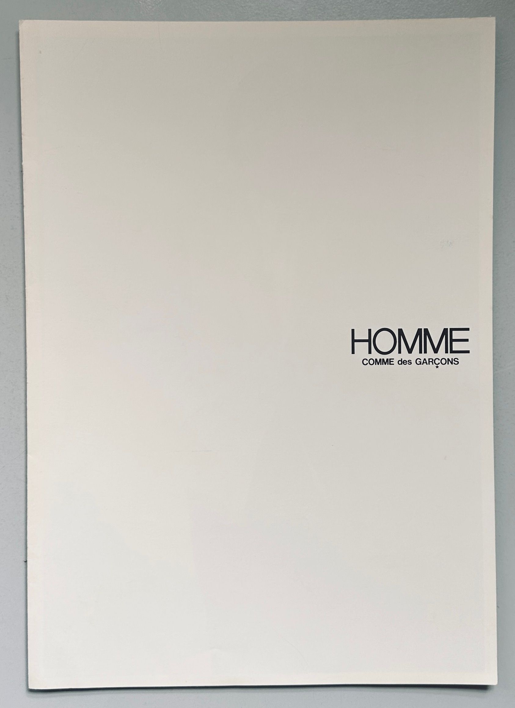COMME des GARÇONS Homme 1982 No.13