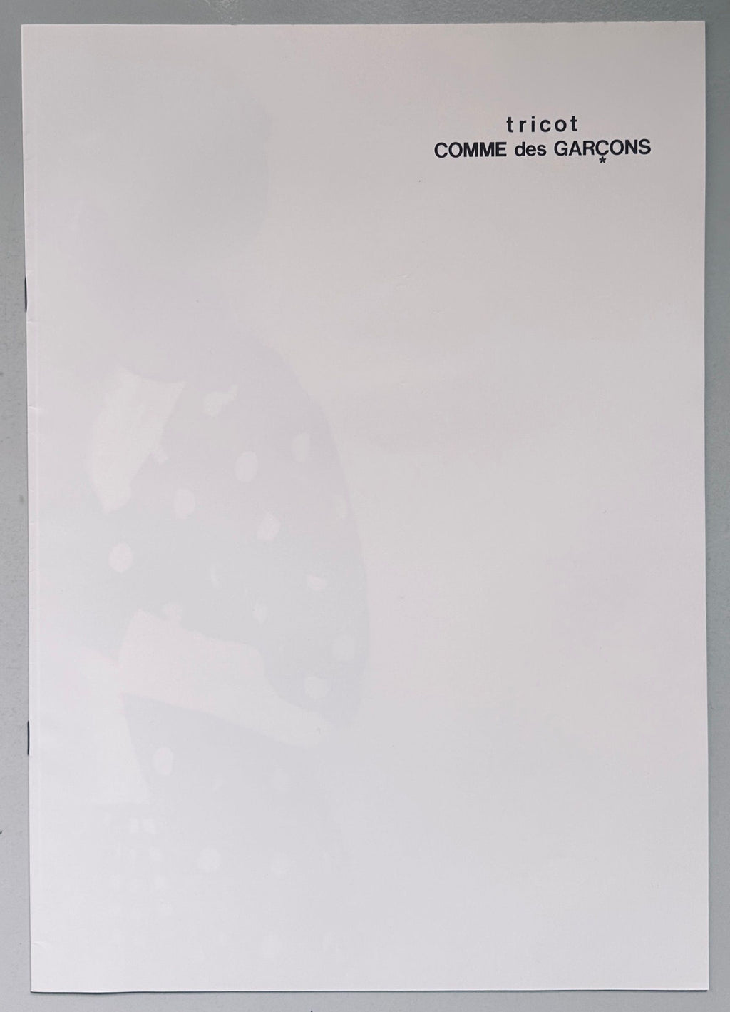 COMME des GARÇONS Tricot No. 15 Peter Lindbergh