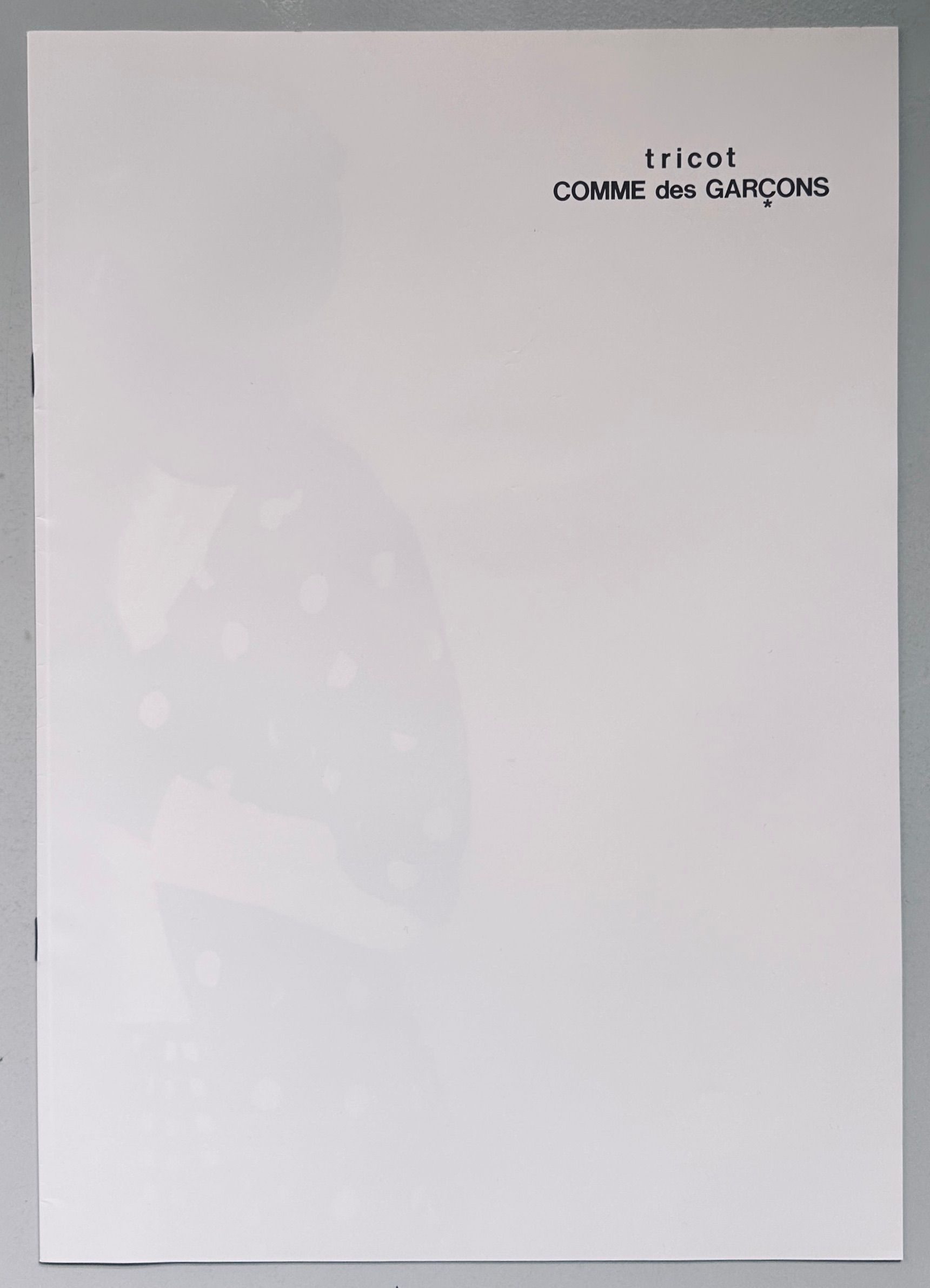 COMME des GARÇONS Tricot No. 15 Peter Lindbergh