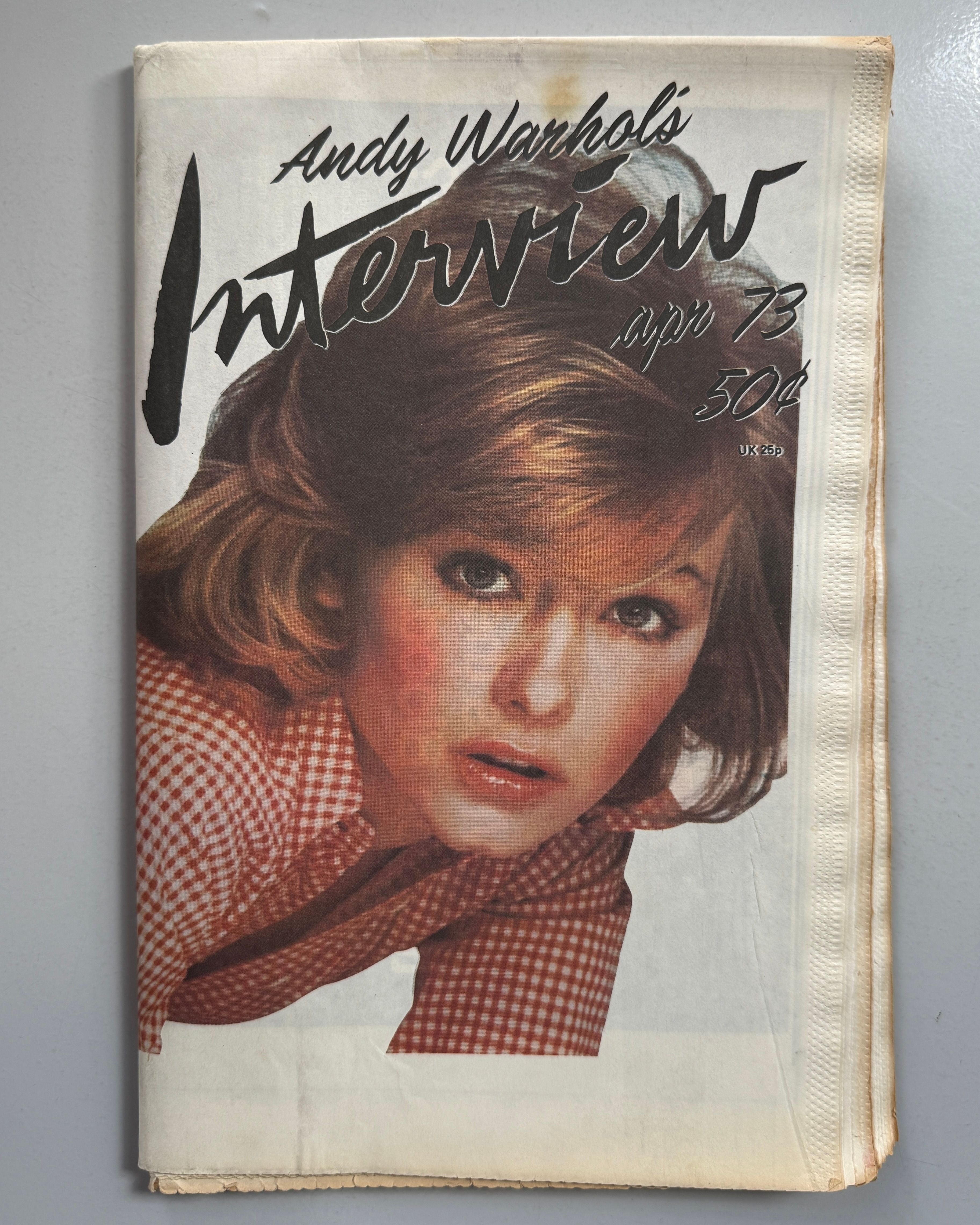 Interview Magazine April 1973 Patti D'Arbanville