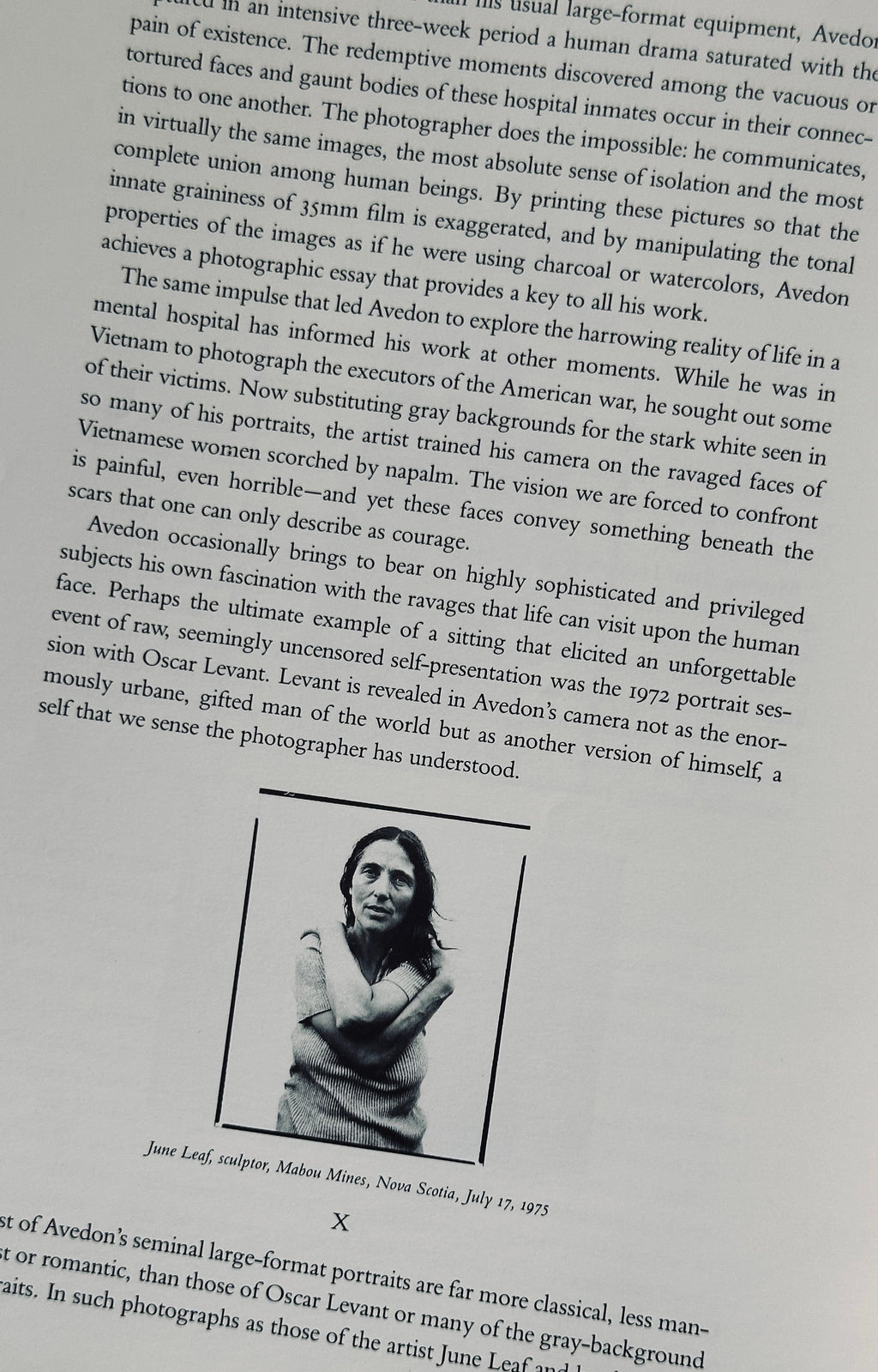 Richard Avedon Evidence Catalogue