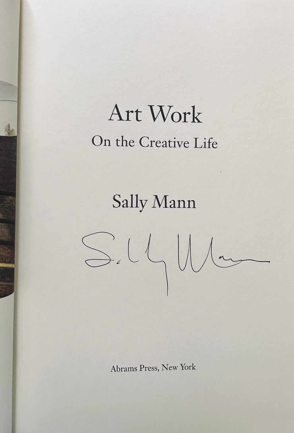 [SIGNED] SALLY MANN ART WORK
