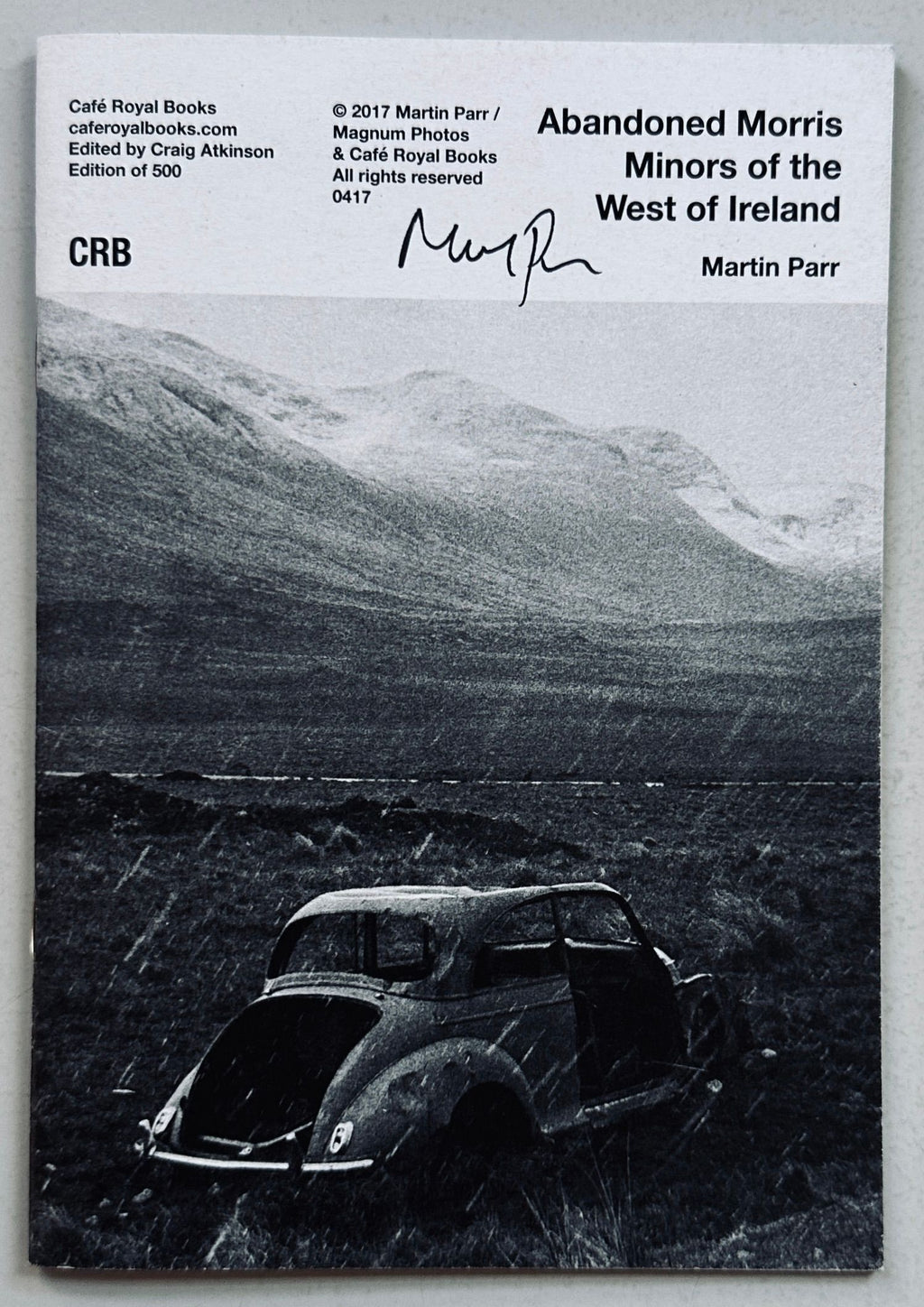 [SIGNED] MARTIN PARR ABANDONED MORRIS MINORS