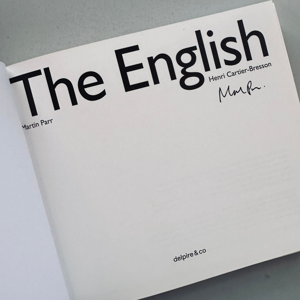 [SIGNED] MARTIN PARR THE ENGLISH