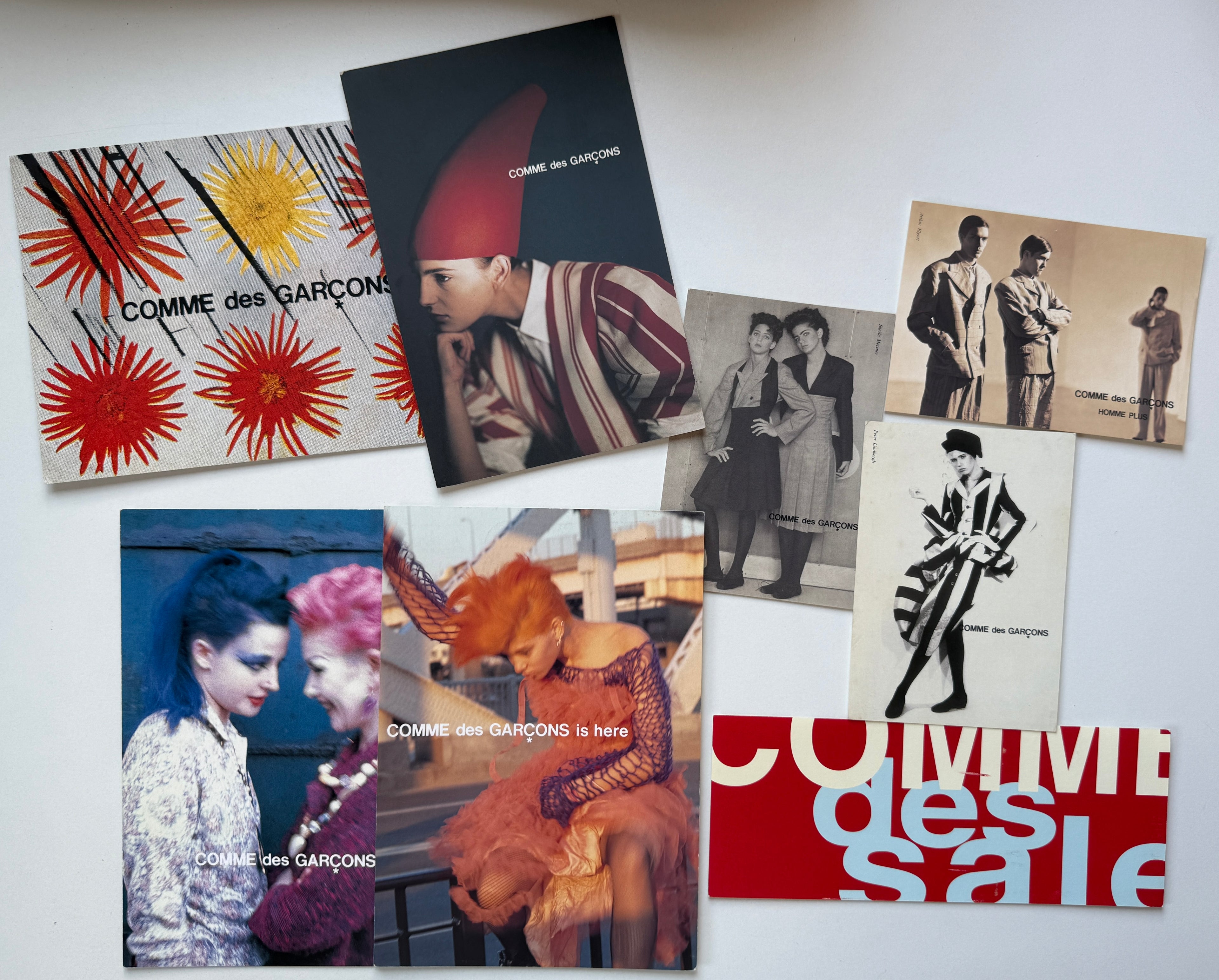 Comme des Garcons 80s 90s card collection