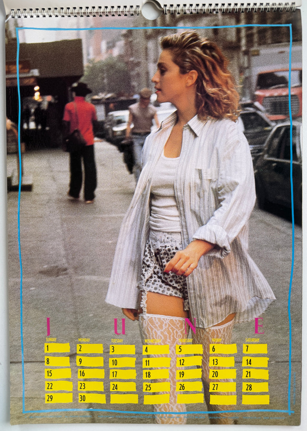 Desperately Seeking Susan 1986 Calendar