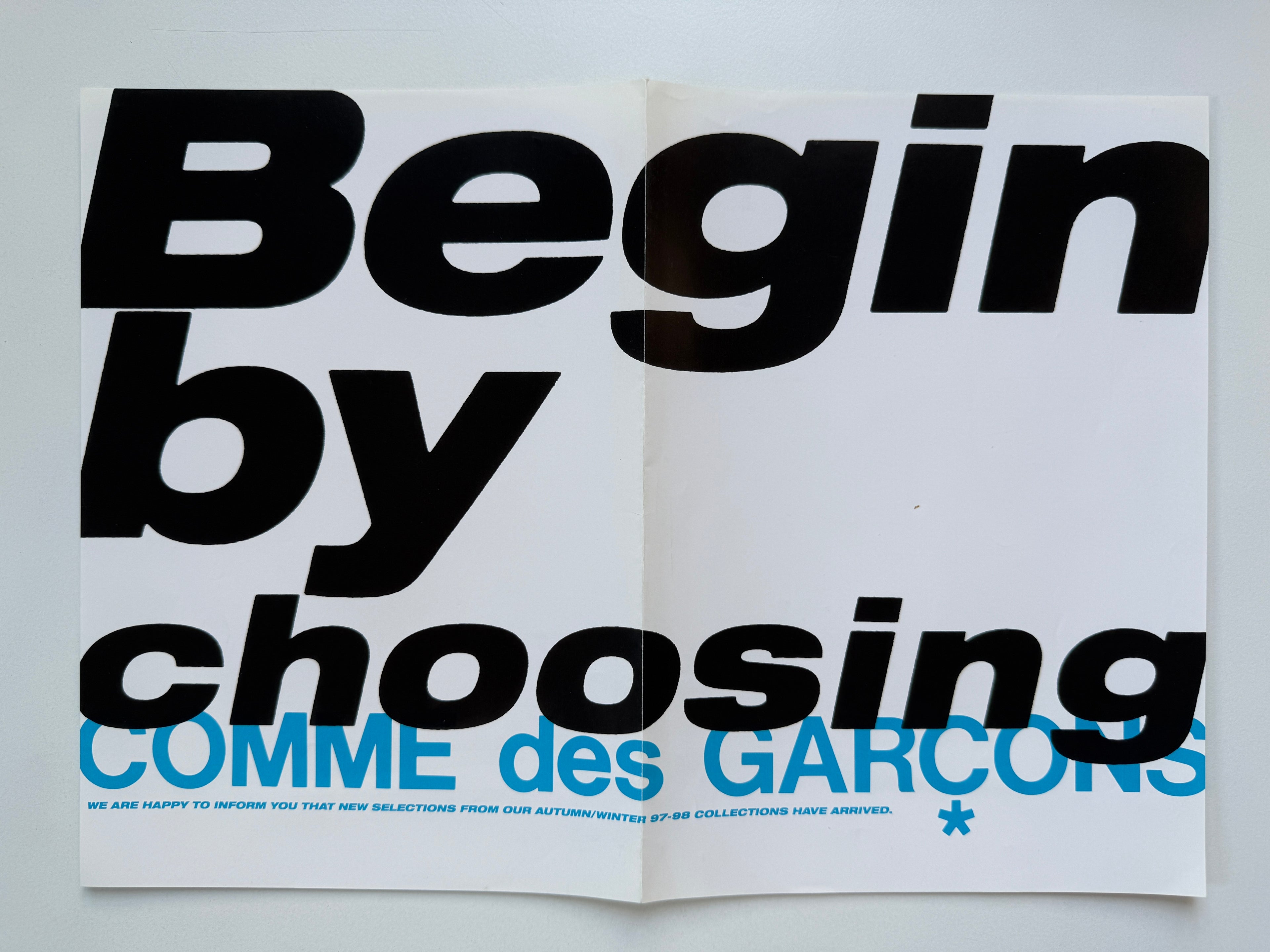 Comme des Garçons 90s Folding Materials