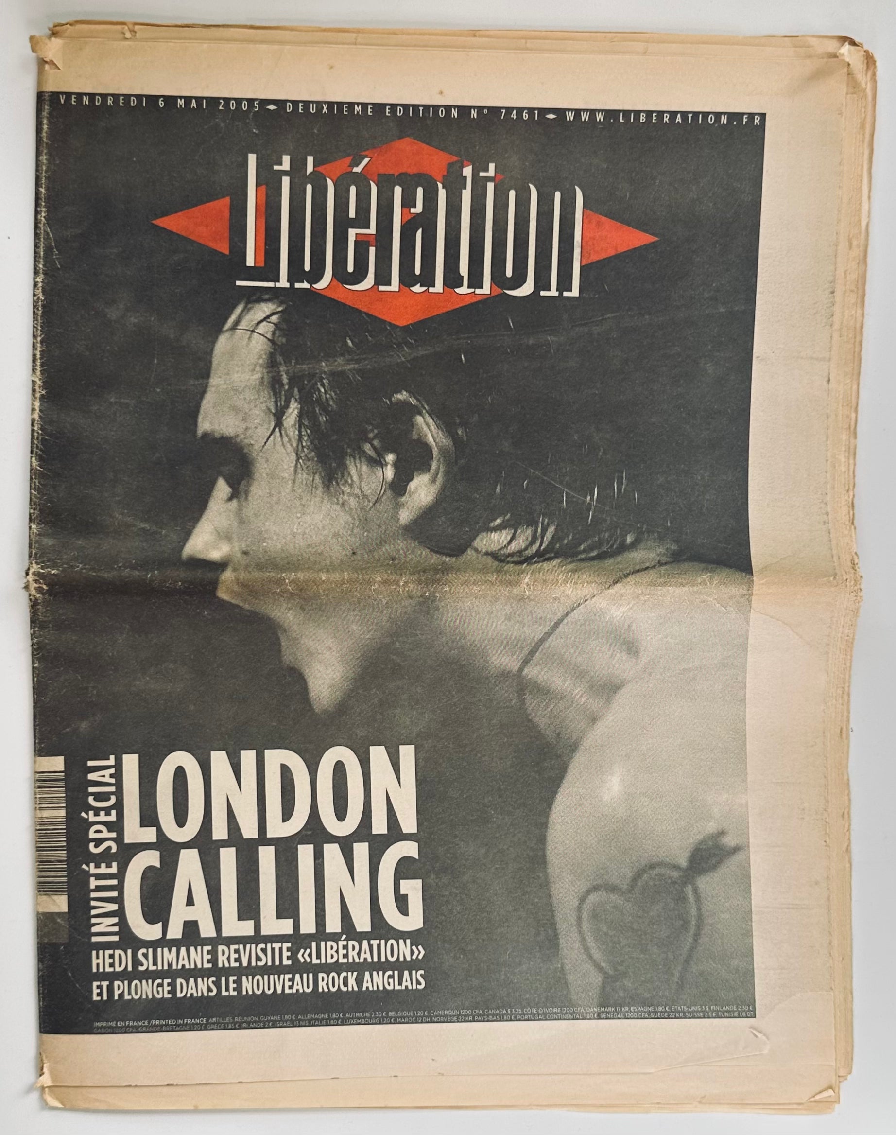 Liberation London Calling Hedi Slimane