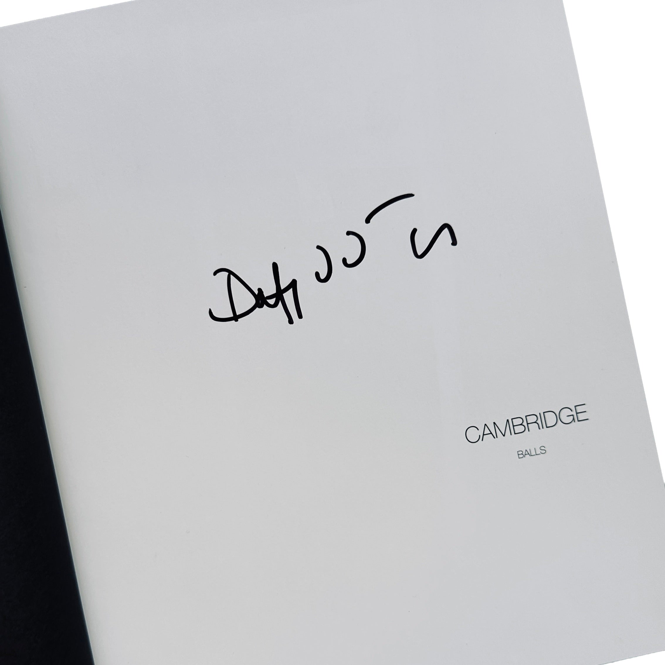 [SIGNED] DAFYDD JONES CAMBRIDGE BALLS