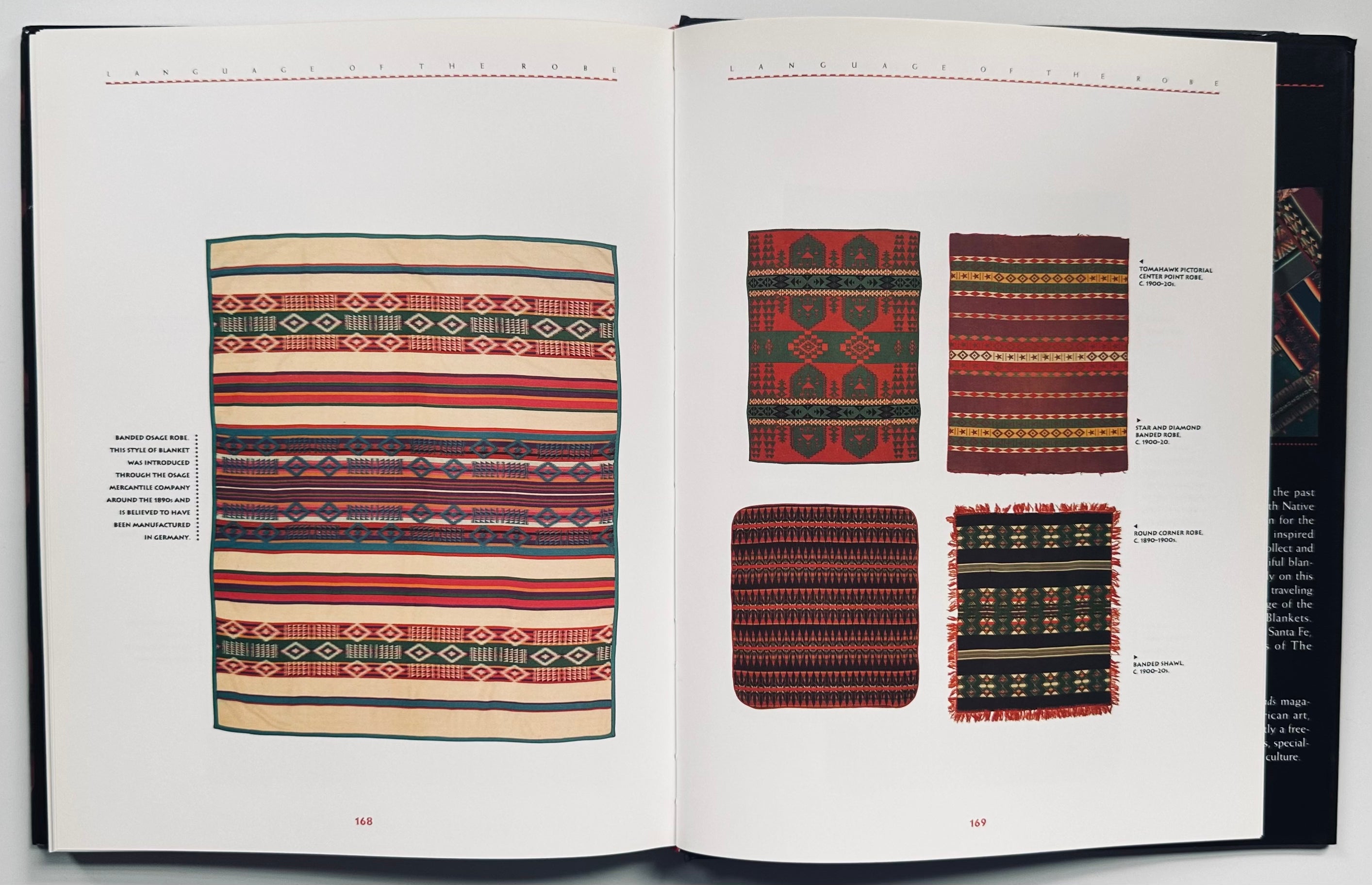 Language of the robe American Indian trade blankets