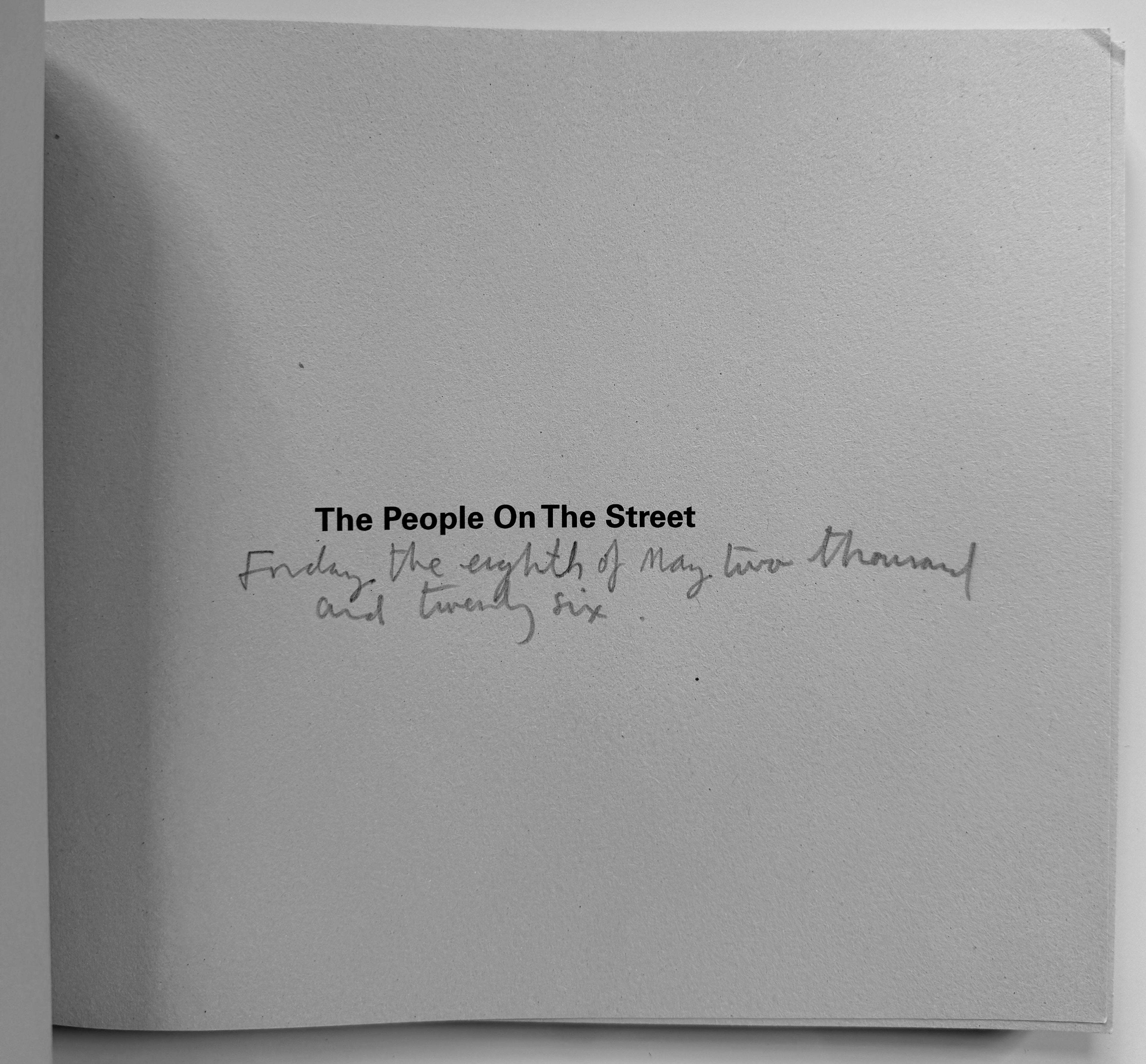 Nigel Shafran The People On The Street
