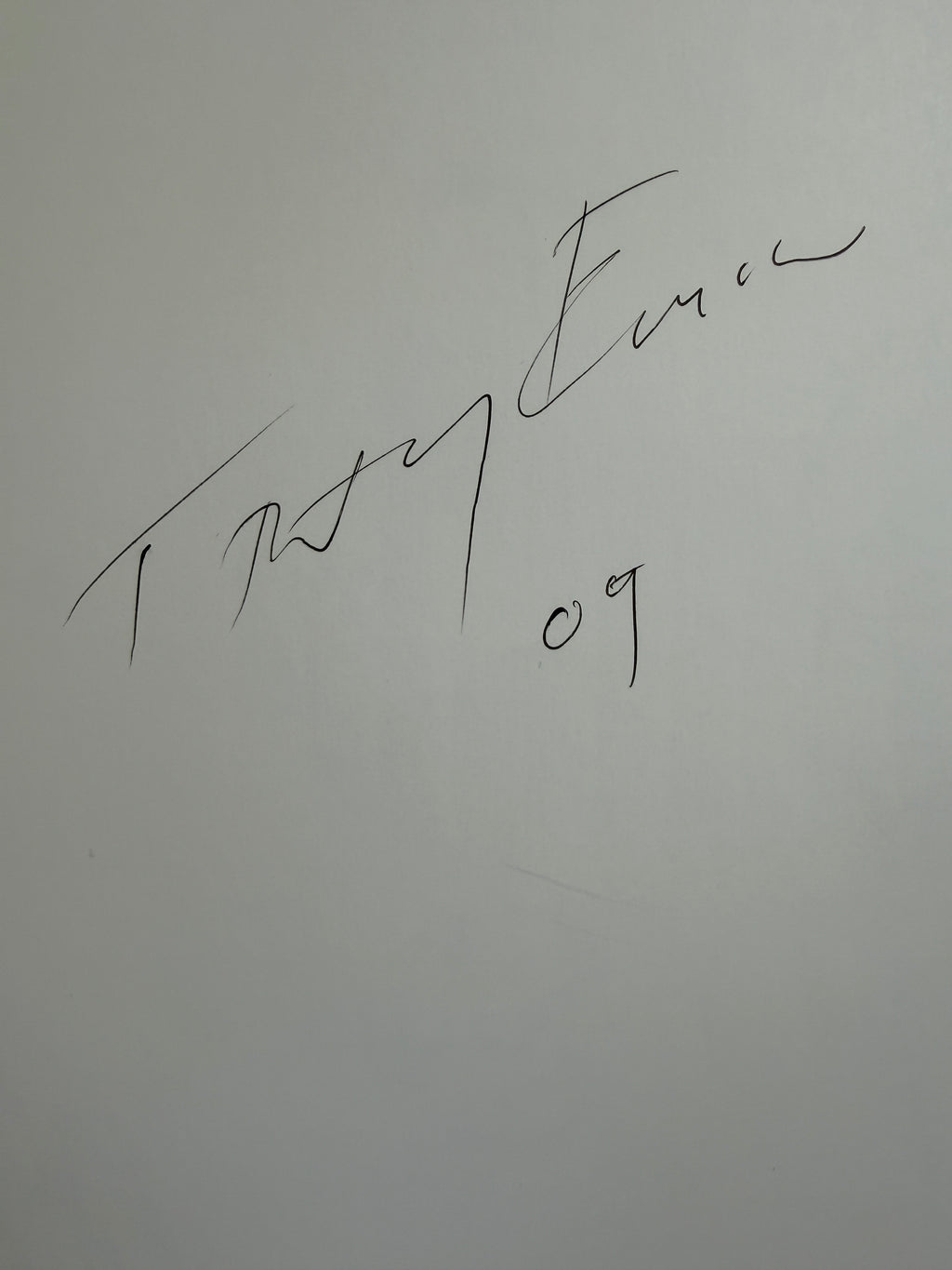 [SIGNED] TRACEY EMIN MONOPRINT DIARY