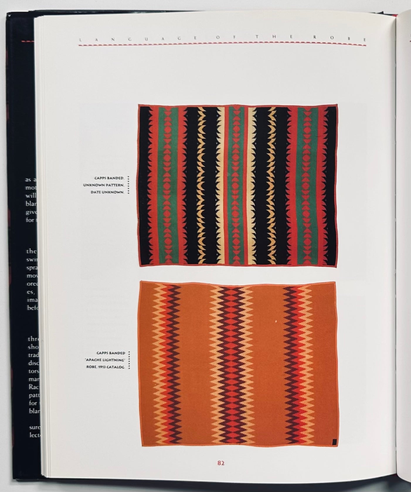 Language of the robe American Indian trade blankets