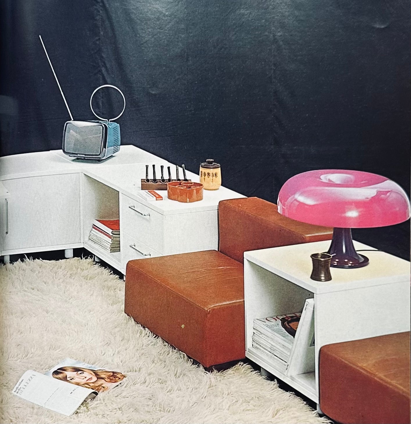 lo stile degli anni '70 i mobili