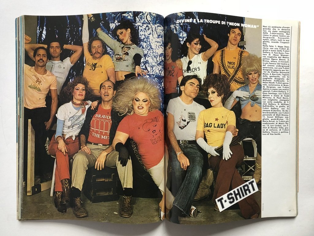 L'Uomo Vogue 1978 T-shirt Special