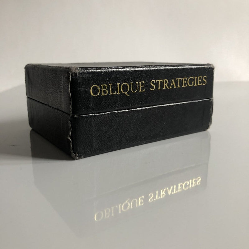Oblique Strategies Brian Eno Peter Schmidt