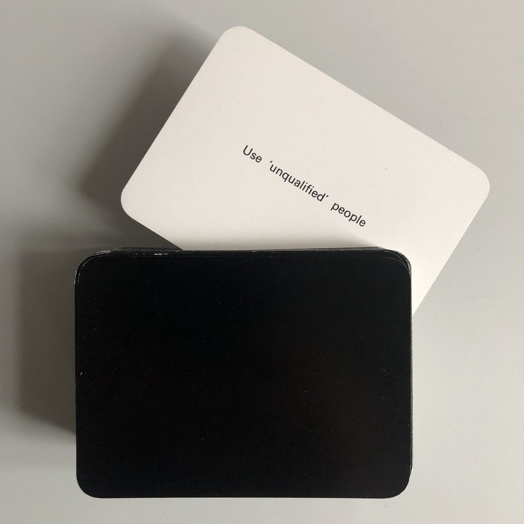 Oblique Strategies Brian Eno Peter Schmidt