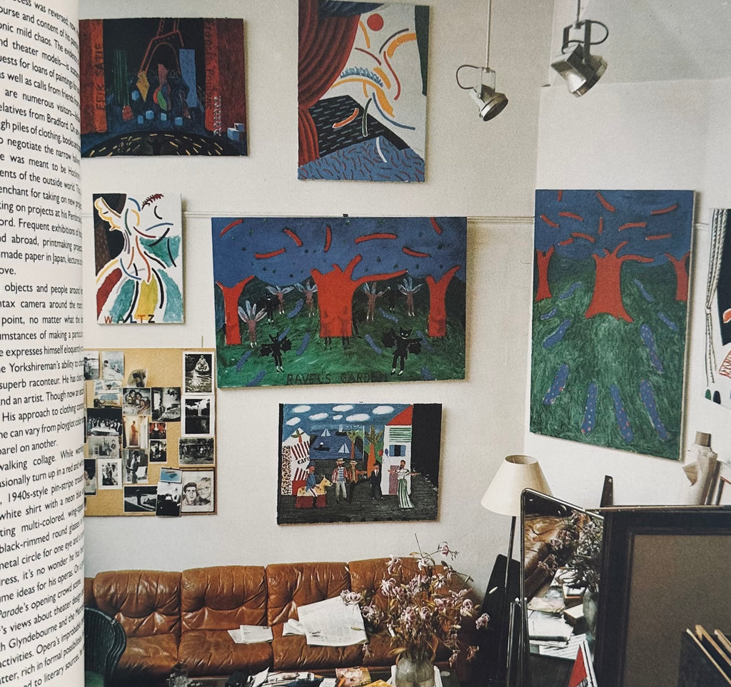 [SIGNED] DAVID HOCKNEY PAINTS THE STAGE