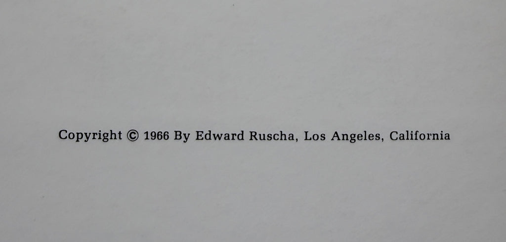 Ed Ruscha Every Building On The Sunset Strip