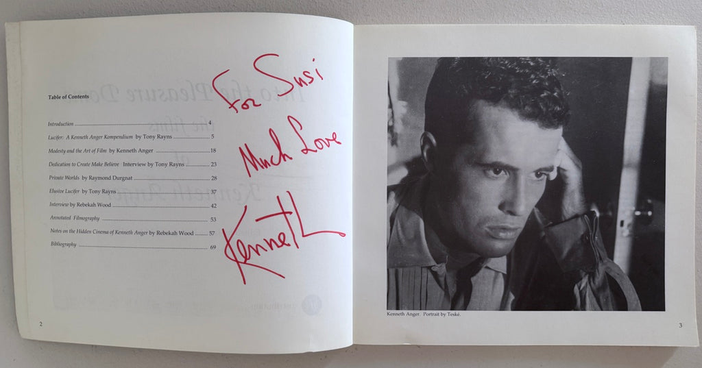 [SIGNED] KENNETH ANGER INTO THE PLEASURE DOME
