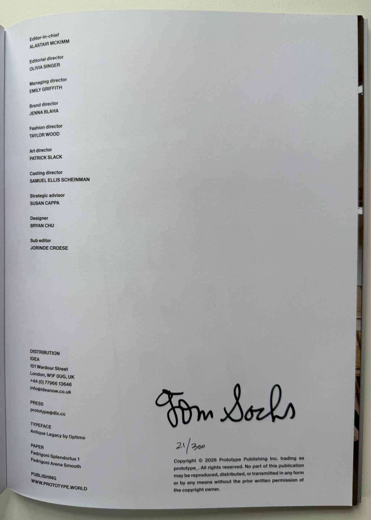 [SIGNED] TOM SACHS CHANEL PROTOTYPE