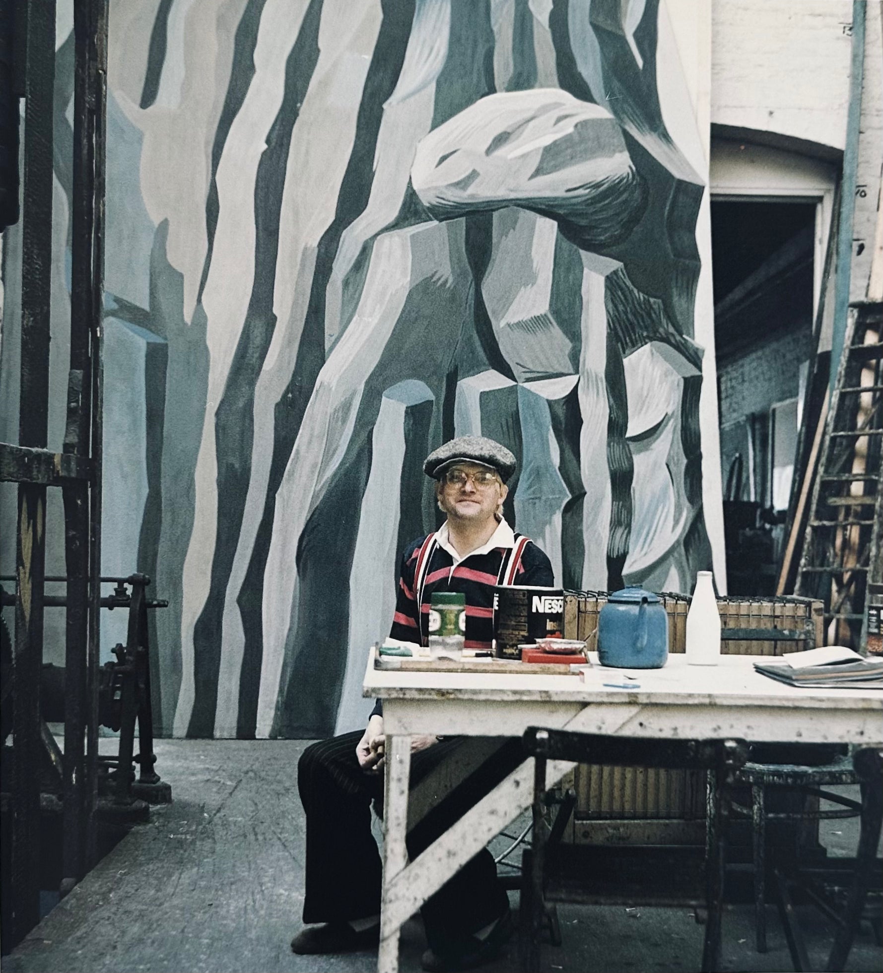 [SIGNED] DAVID HOCKNEY PAINTS THE STAGE