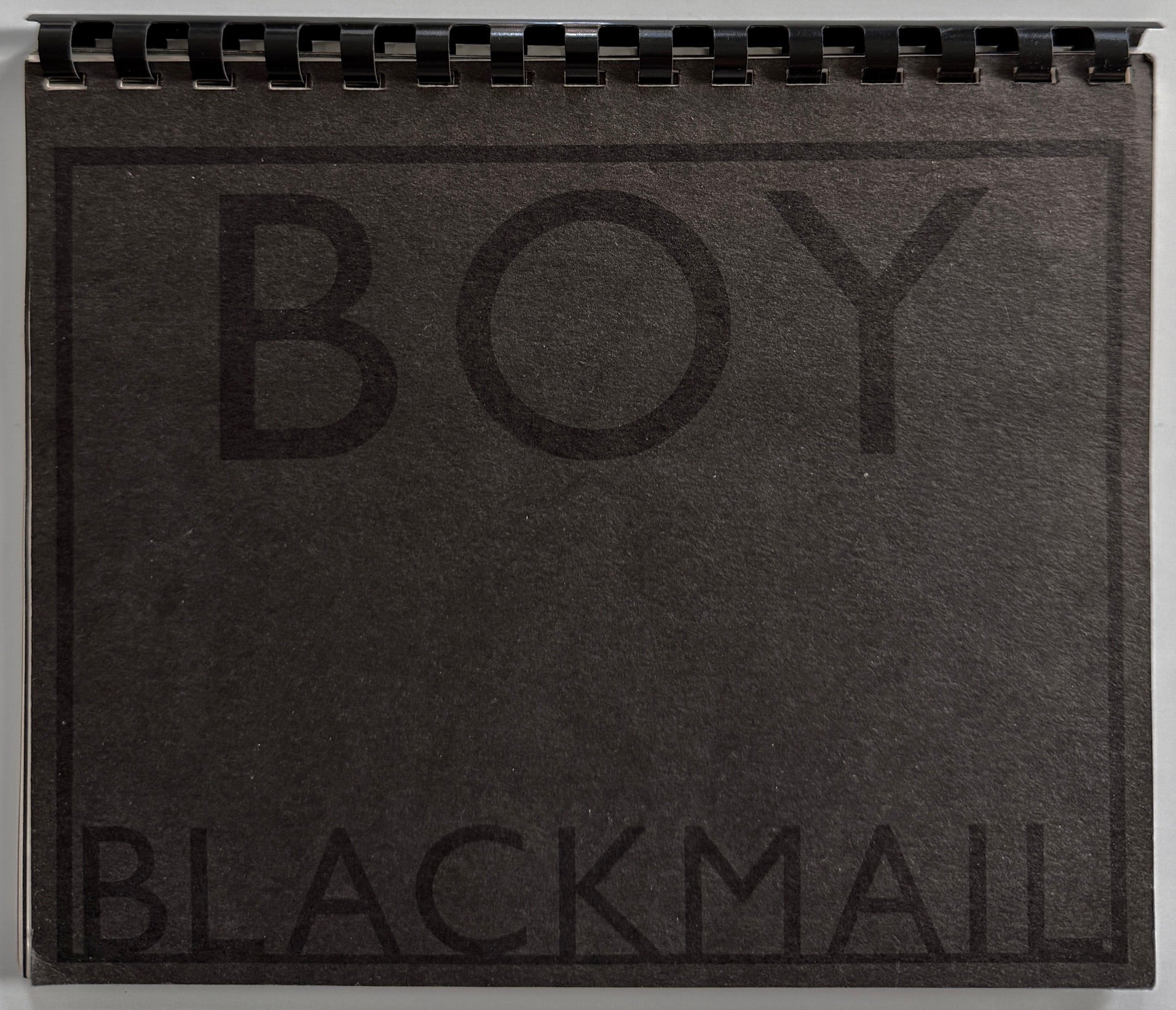 Boy Blackmail 1st Edition 1980