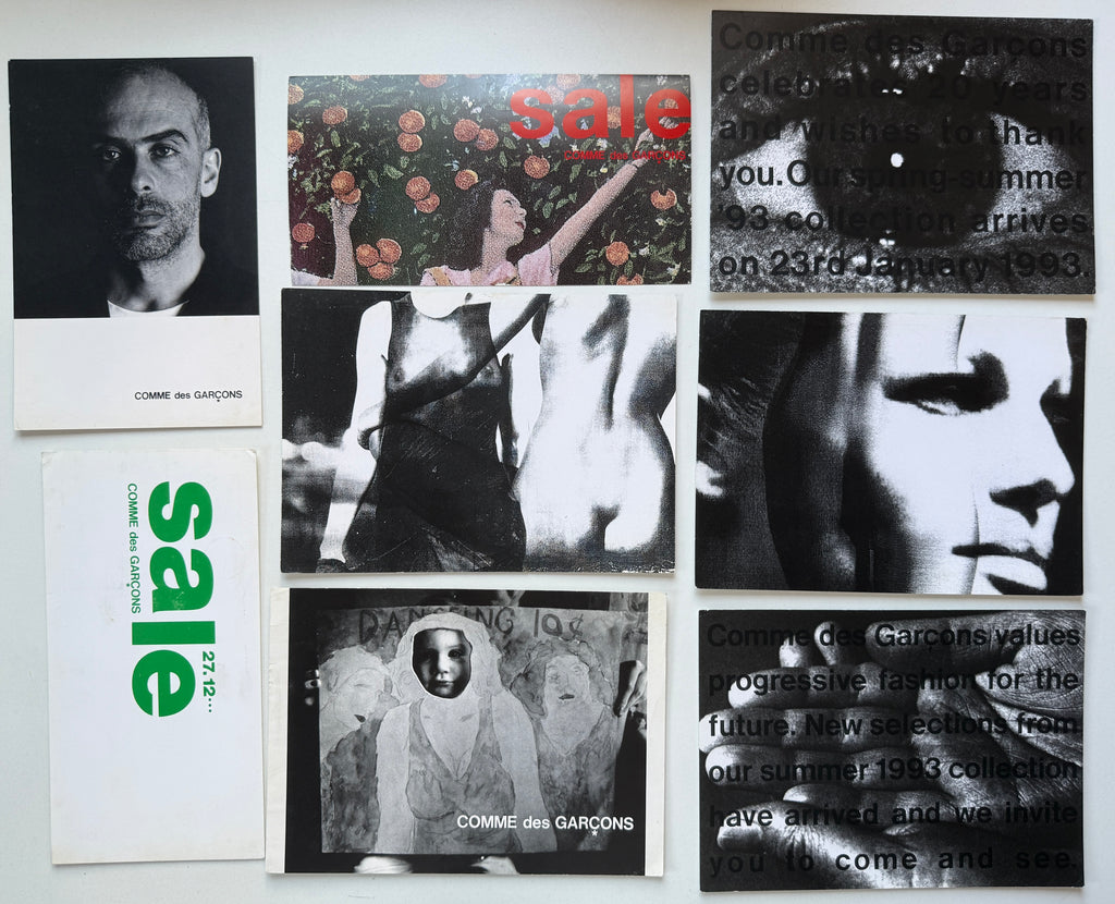 Comme des Garcons 80s 90s card collection