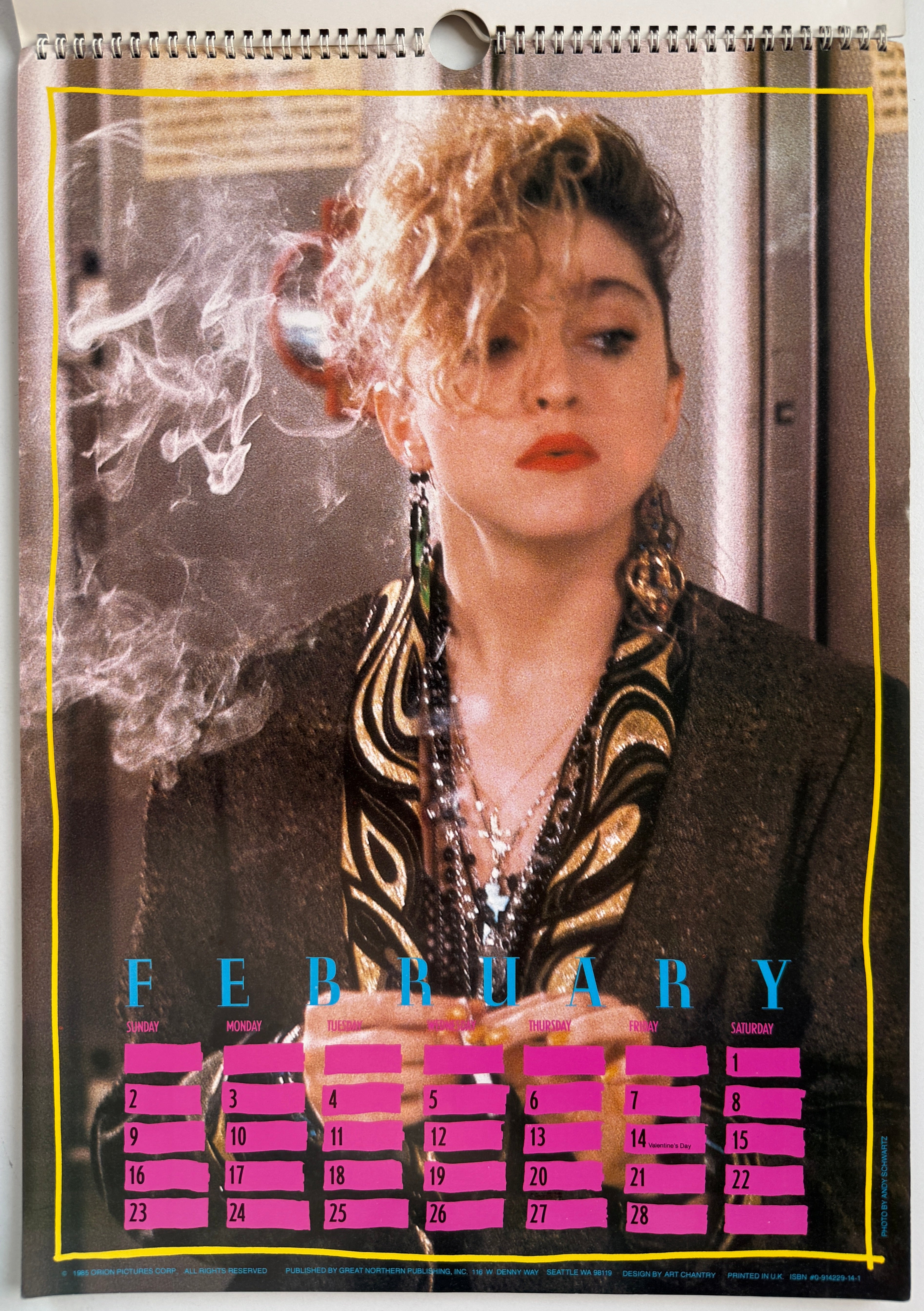 Desperately Seeking Susan 1986 Calendar