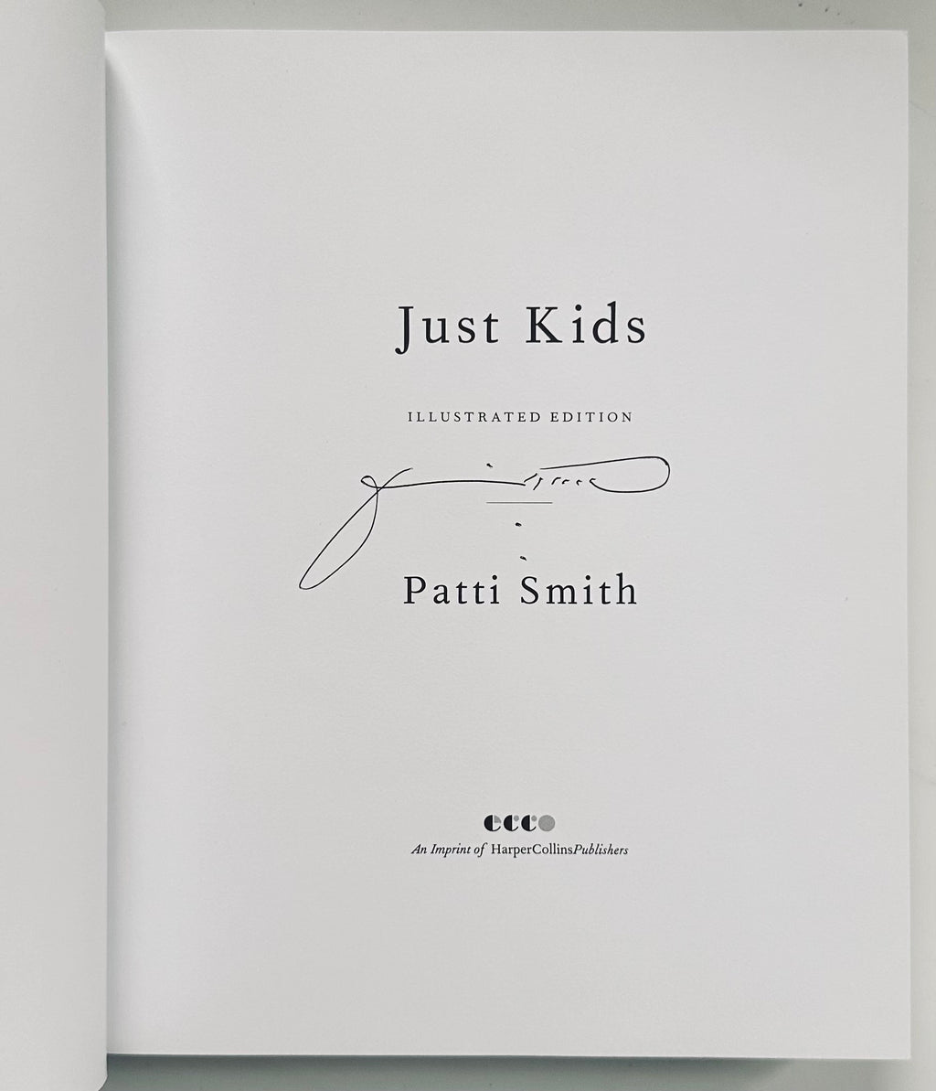 [SIGNED] PATTI SMITH JUST KIDS ILLUSTRATED