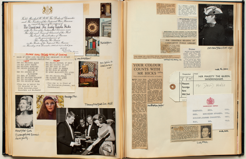 David Hicks Scrapbooks