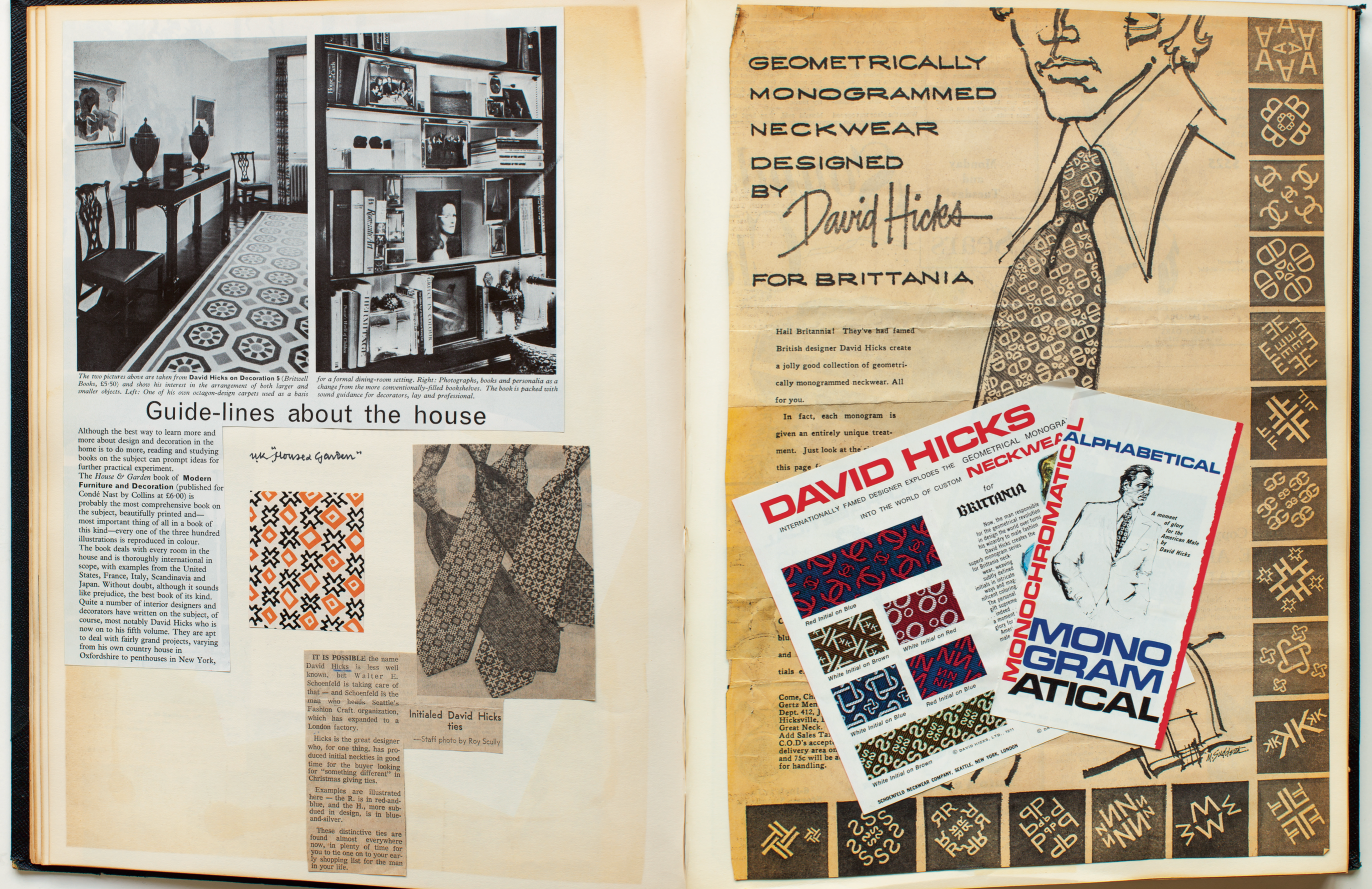 David Hicks Scrapbooks
