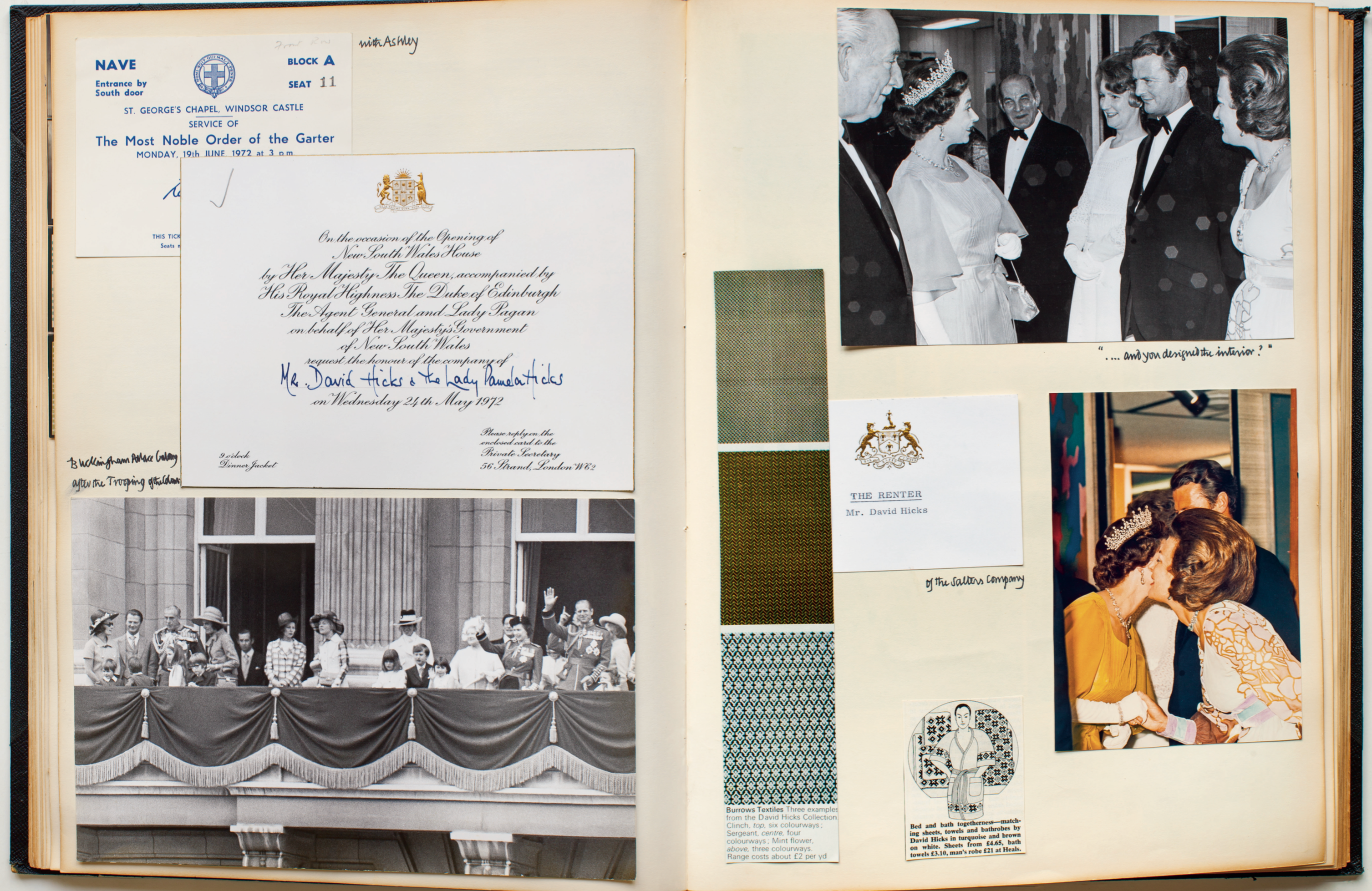 David Hicks Scrapbooks