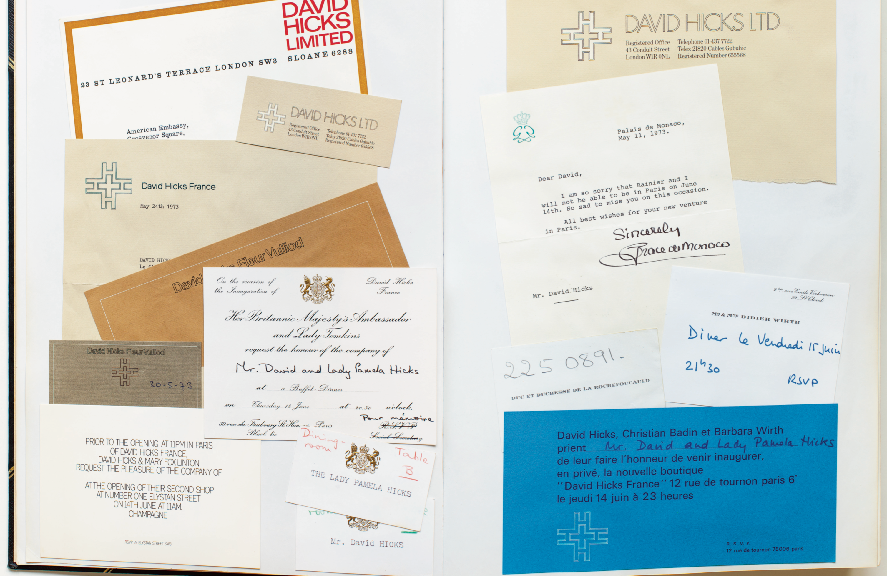 David Hicks Scrapbooks