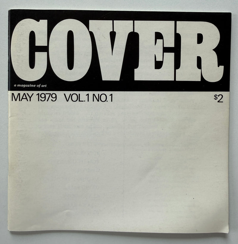 COVER a Magazine of Art