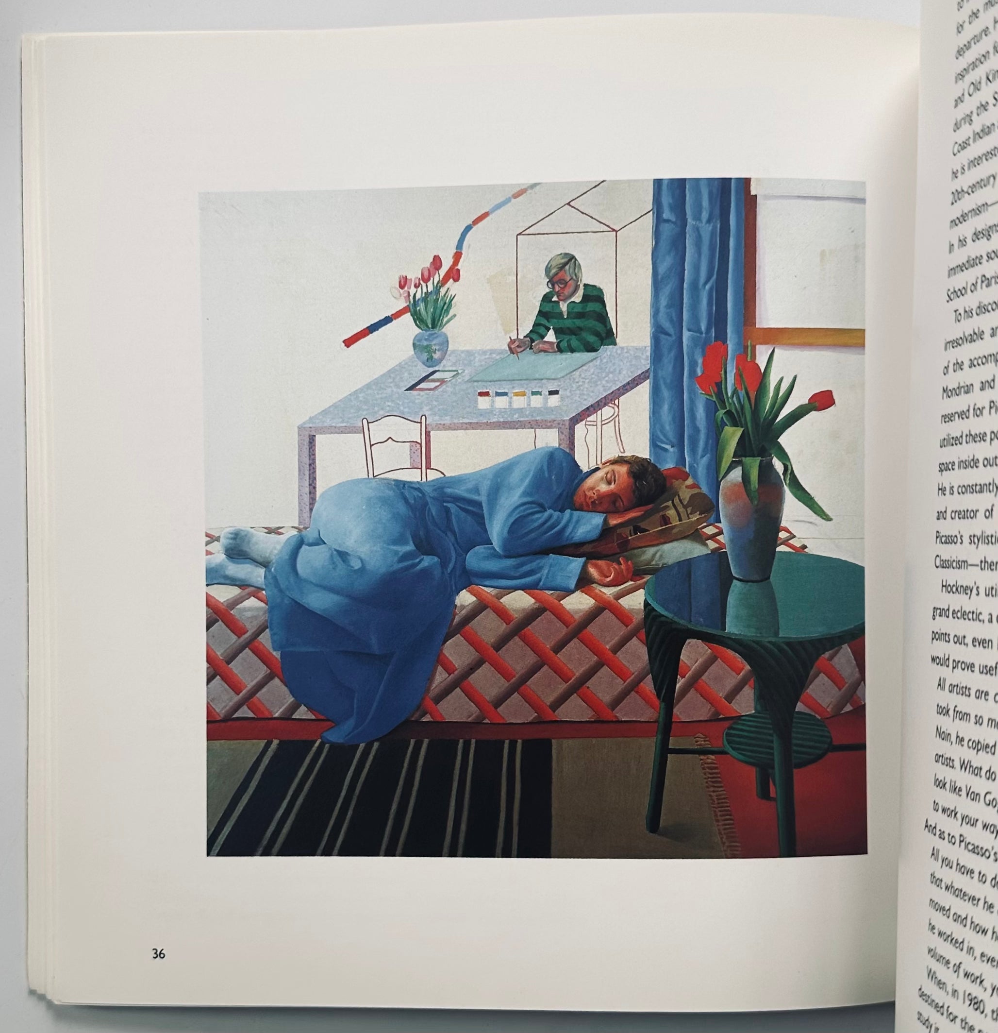 [SIGNED] DAVID HOCKNEY PAINTS THE STAGE