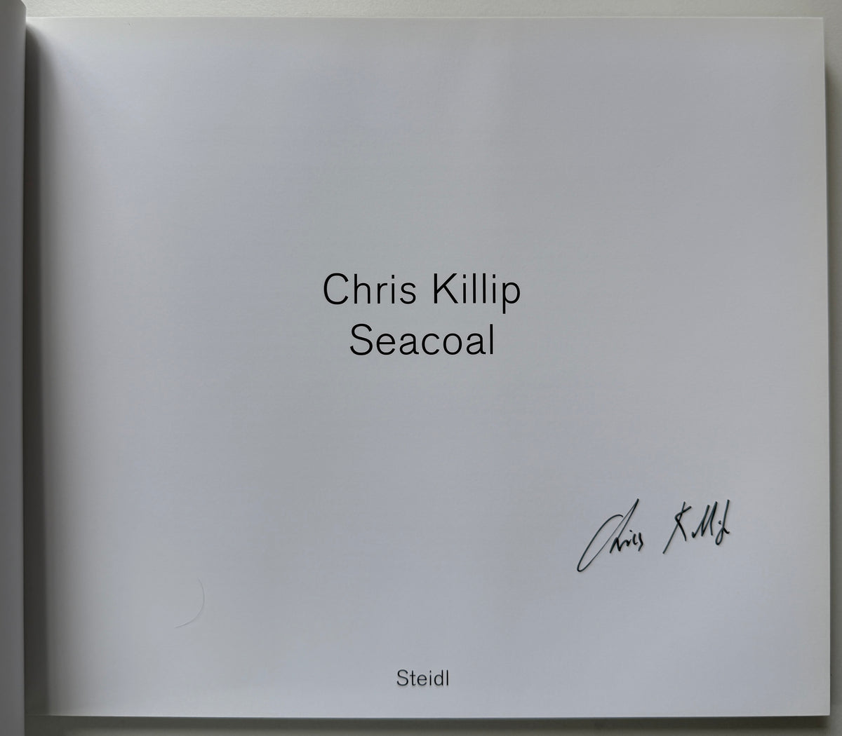 [SIGNED] CHRIS KILLP SEACOAL