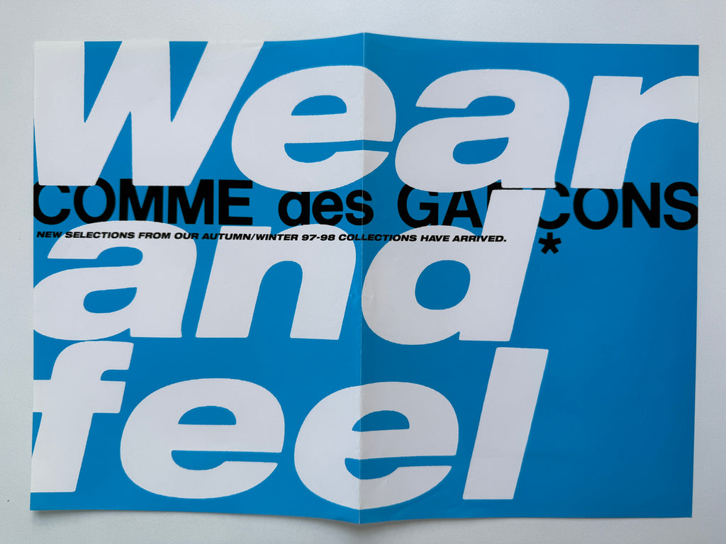 Comme des Garçons 90s Folding Materials