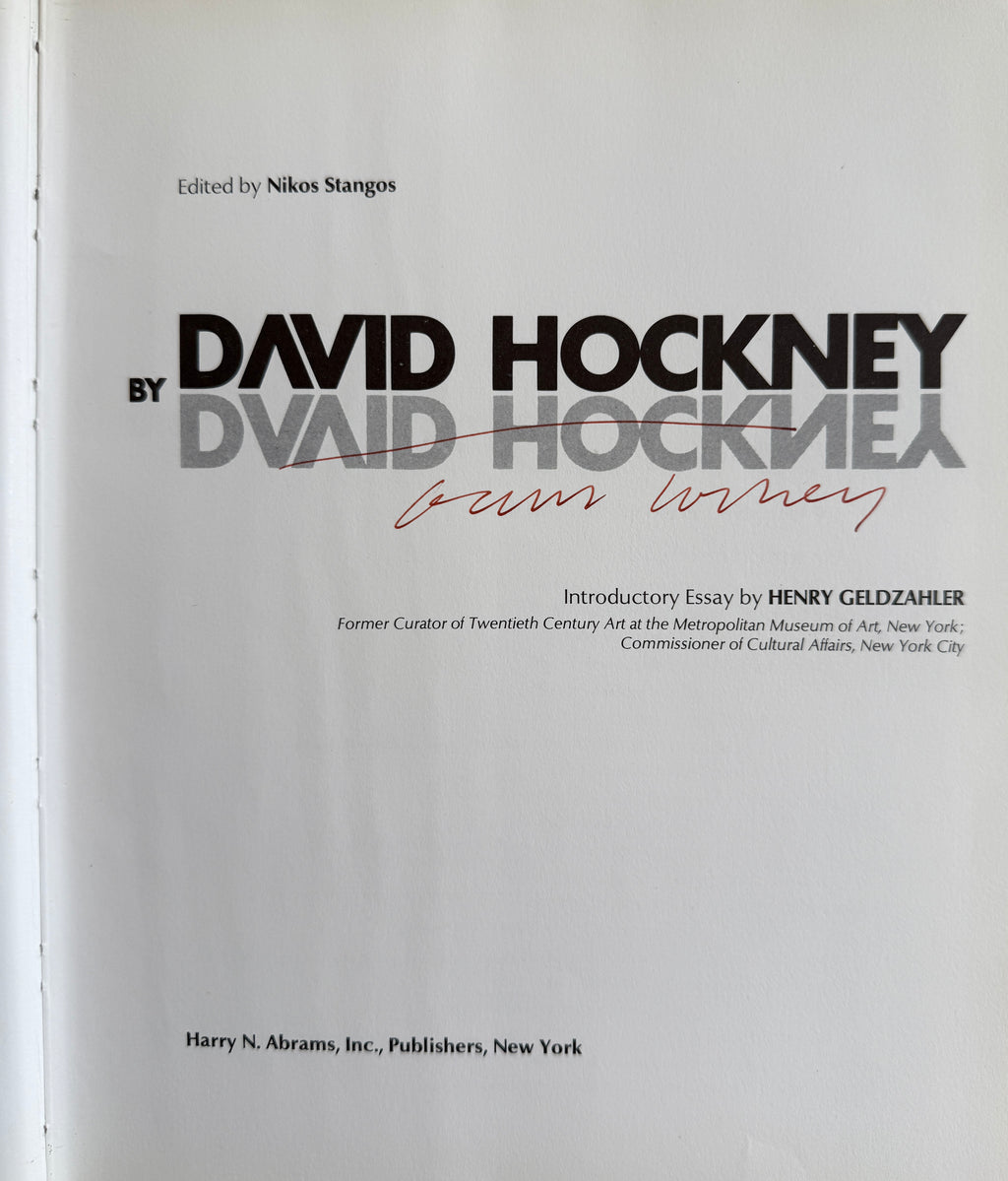 [SIGNED] DAVID HOCKNEY BY DAVID HOCKNEY