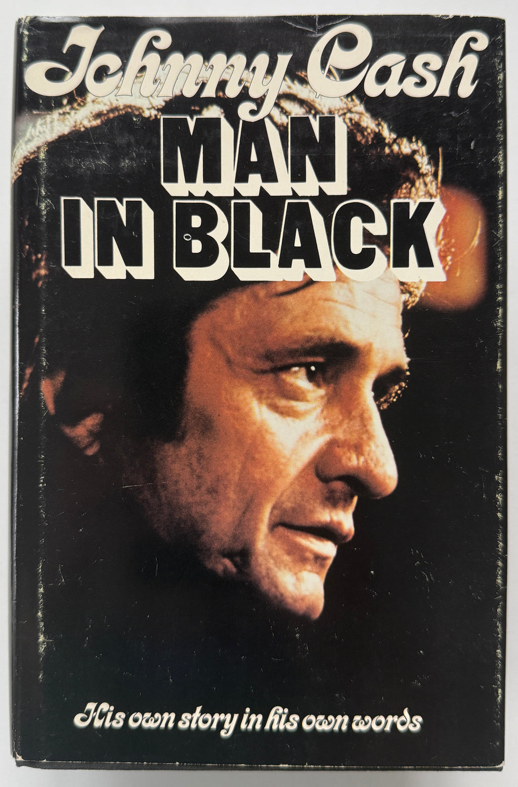 [SIGNED] JOHNNY CASH MAN IN BLACK