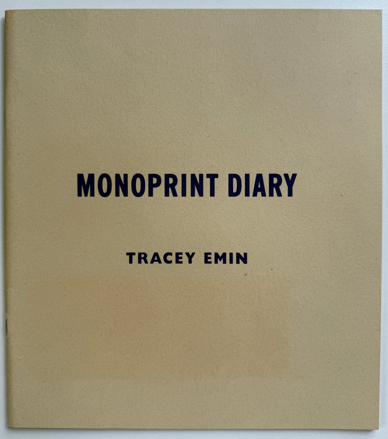 [SIGNED] TRACEY EMIN MONOPRINT DIARY