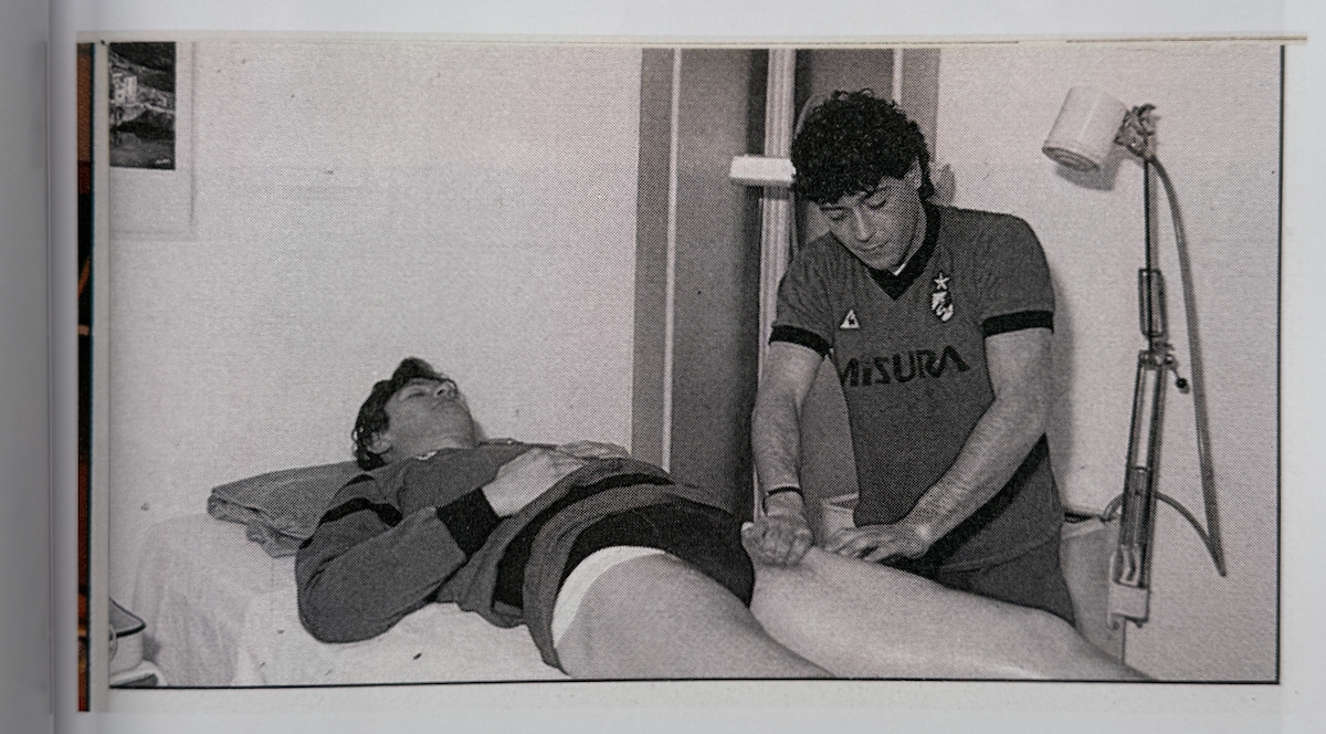 Sporty Intimacy Scanned Football Photos