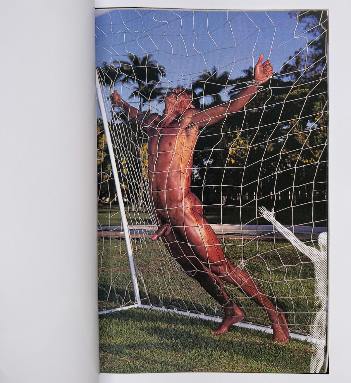 Sporty Intimacy Scanned Football Photos